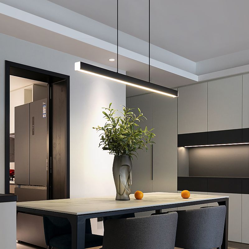 Linear Island Pendant LED New Modern Ceiling Pendant Light for Dining Room