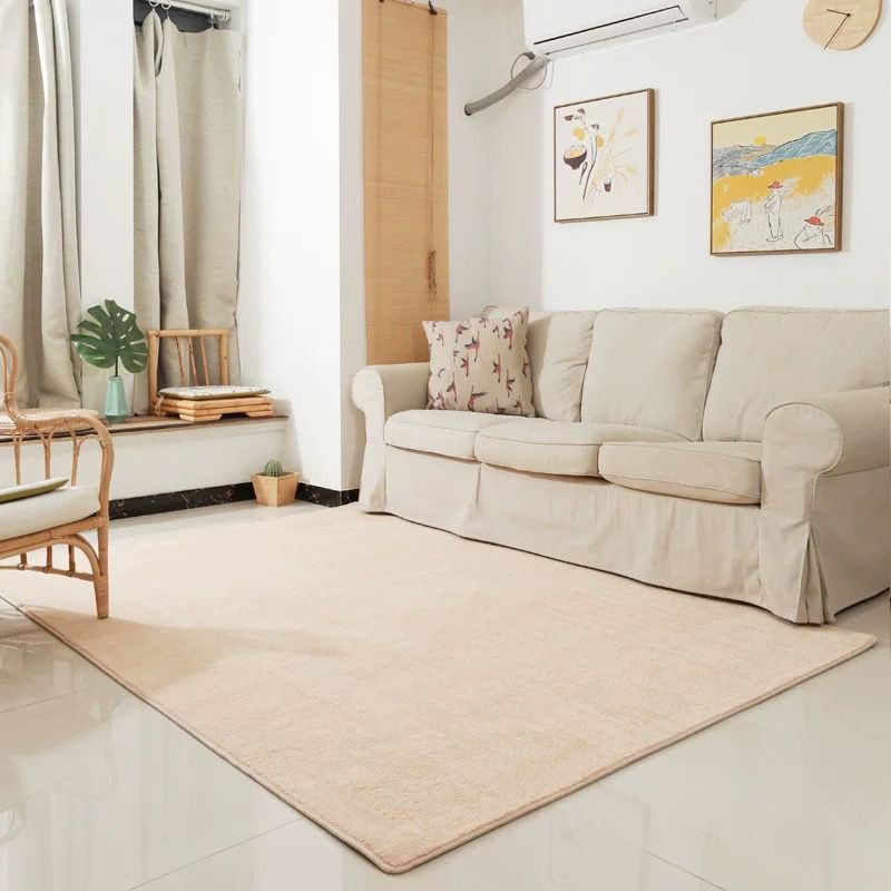 Colorful Area Rug Polyester Area Carpet Anti-Slip Easy Care Rug for Drawing Room
