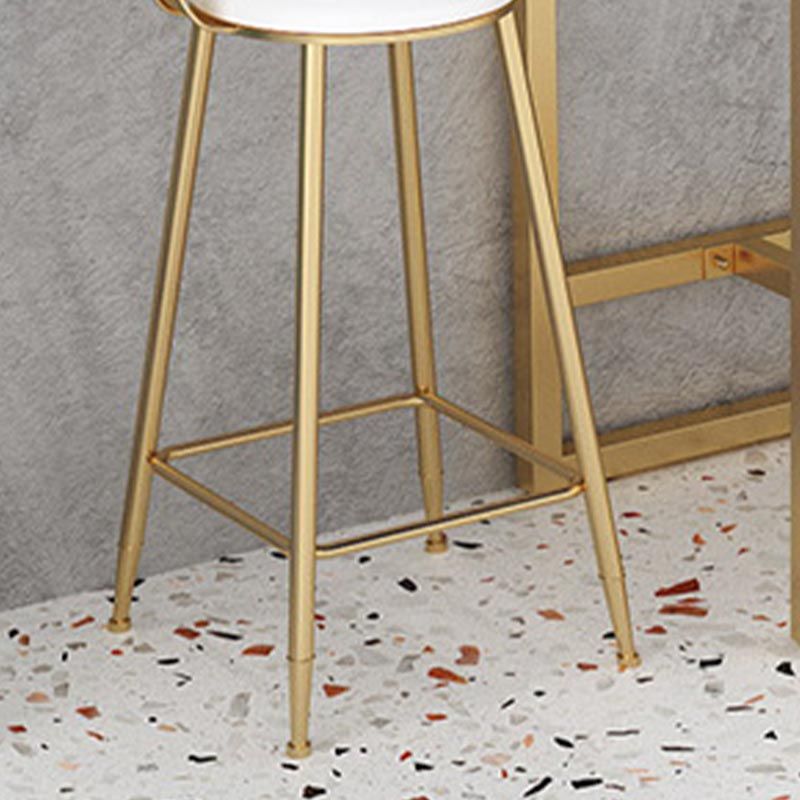 Glam 1/2/3/5 Pieces Counter Set Coffee Shop Trestle Stone Table and Stool Set