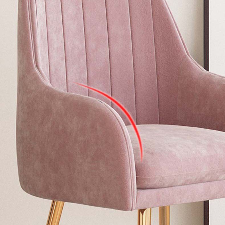 Silla de comedor tapizada de estilo escandinavo, silla de comedor individual con respaldo sólido para el hogar