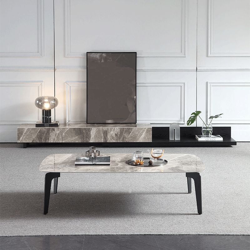 Round Nesting Coffee Table Lift Top Scandinavian Metal Cross Legs Coffee Cocktail Table