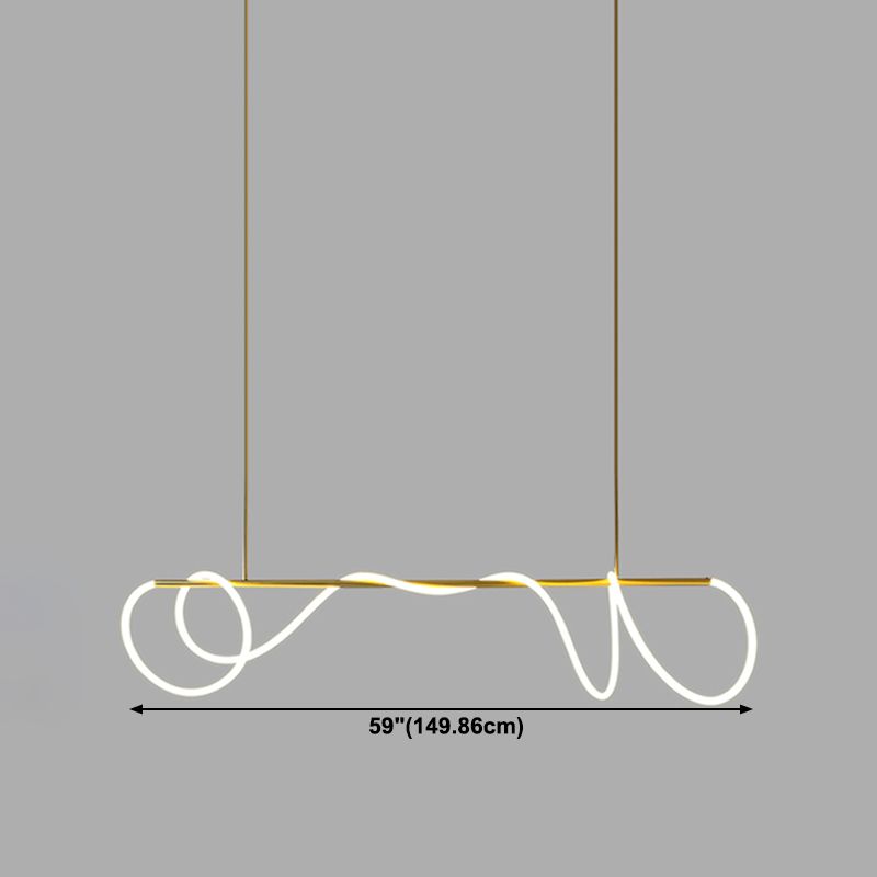 Modern Flexible Dining Chandelier Light Modern Dining Room Pendant Light Fixture