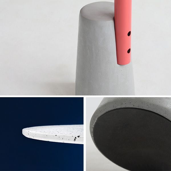 Sockelbasis traditioneller Luxus -Tisch runder Betontisch für Esszimmer