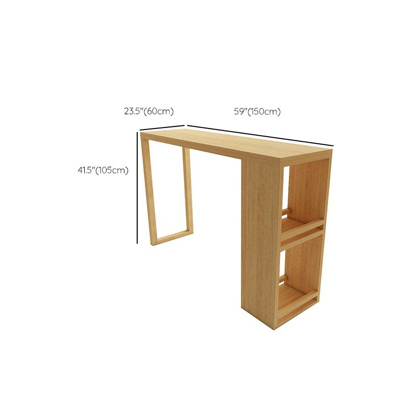 Solid Wood Bar Table Set 1/3/4/5 Pieces Bar Stool and Table Set