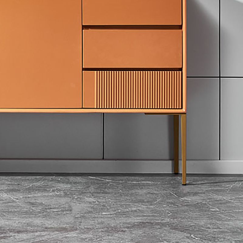 Classic Glam Combo Dresser Horizontal Stone Storage Chest for Bedroom