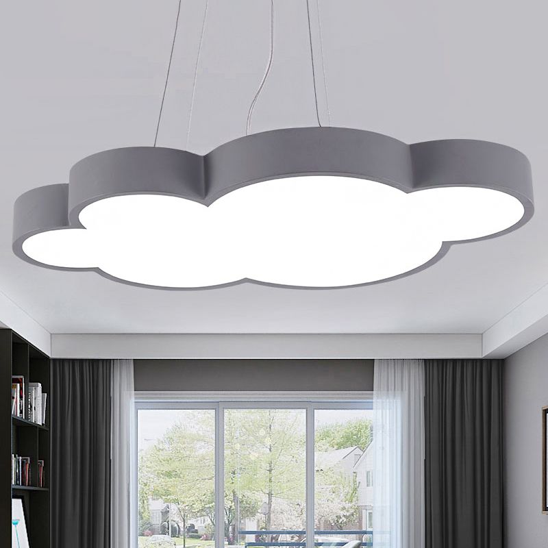 Floating Cloud Hanging Light Nordic Style Acrylic Pendant Light for Dining Room