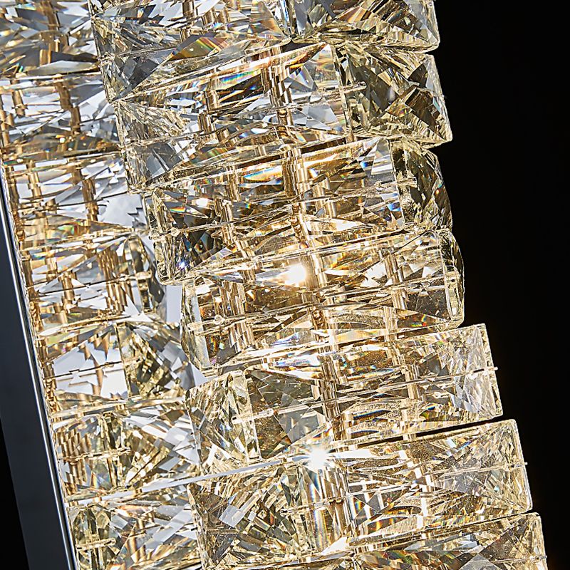 Lumière murale de style postmoderne Géométrique Géométrique de 5 "de large étendue avec cristal pour le salon