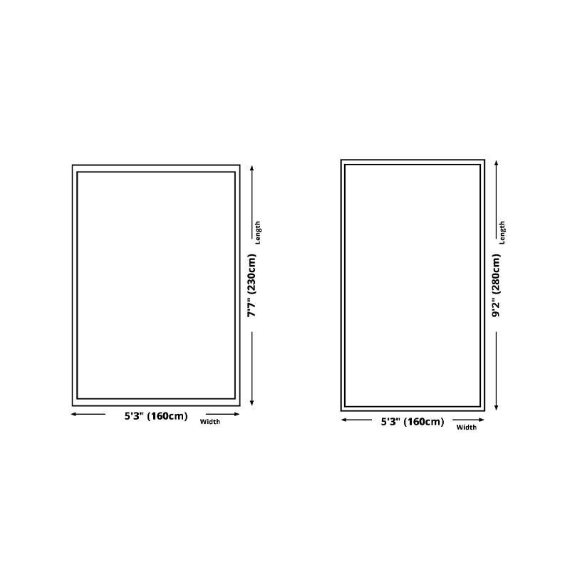 Luxury Carpet Fancy Contrast Panel Area Rug Washable Polyester Anti-Slip Carpet for Home Decor