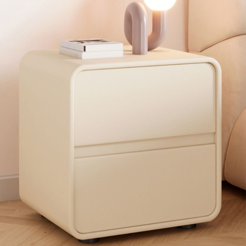 Contemporary Pine Bedside Cabinet Drawer Storage Accent Table Nightstand for Bedroom