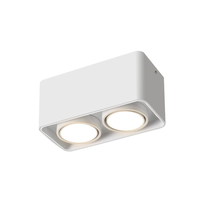 Plafonnier LED en forme de géométrie, montage encastré en aluminium, Style moderne et Simple, pour salon et chambre à coucher