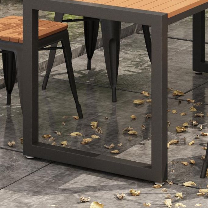 Modern 1/3/4/5/7 Pieces Rectangular Picnic Table Reclaimed Wood Dining Picnic Table