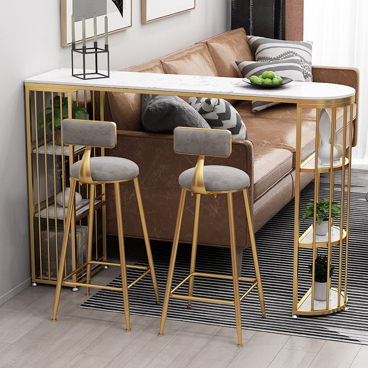 Glam Pub Table Specialty 41-inch Bar Height Bar Table for Small Places