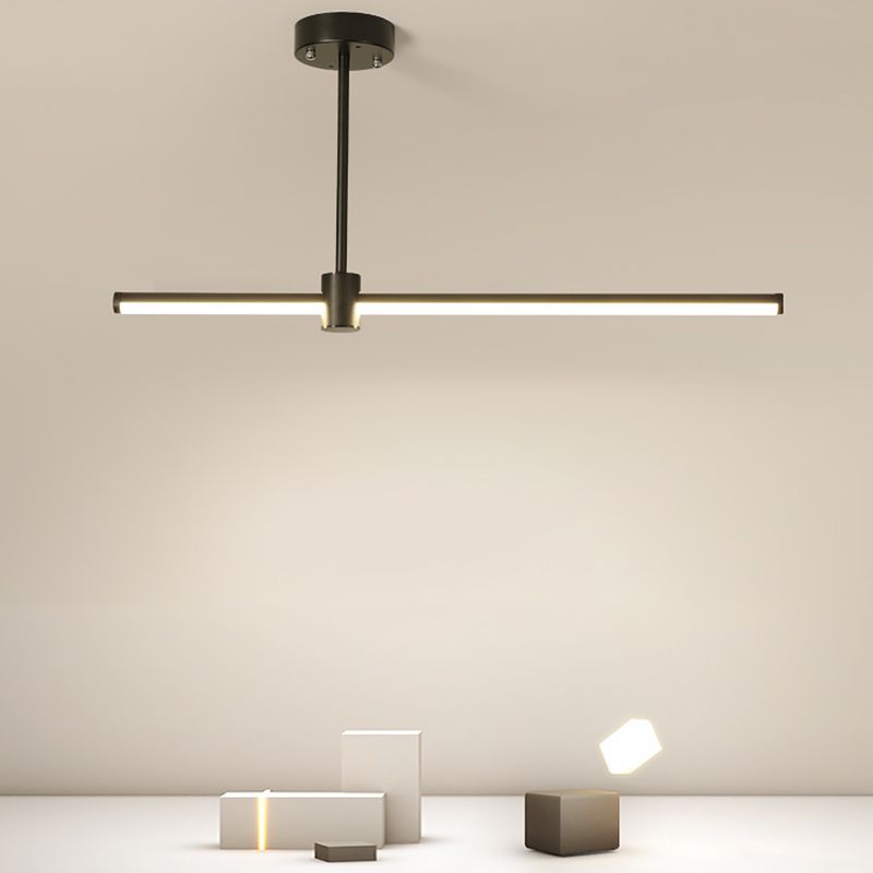 Modern Pendant Lighting for Kitchen Island Linear Pendant Lighting Island Lighting Ideas