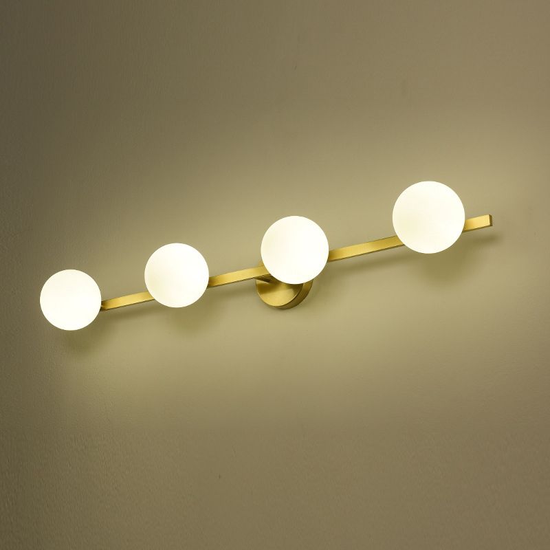 Illuminazione montata a parete in metallo per il bagno