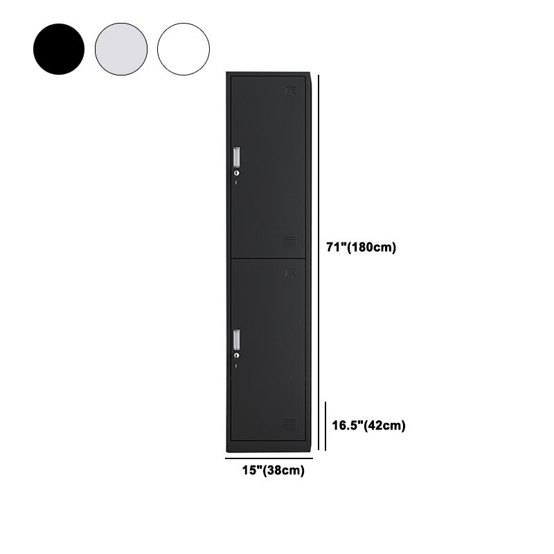 Contemporary Metal Wardrobe Armoire Hinged Wardrobe Closet for Home