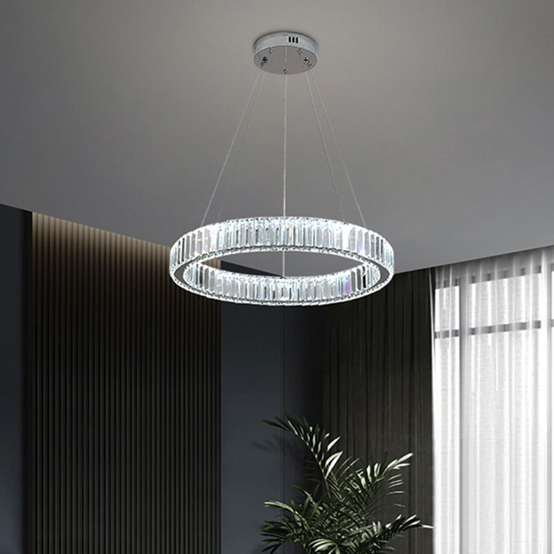 Lumo rotondo moderno a ciondolo moderno dimmerabile per soggiorno sala da pranzo