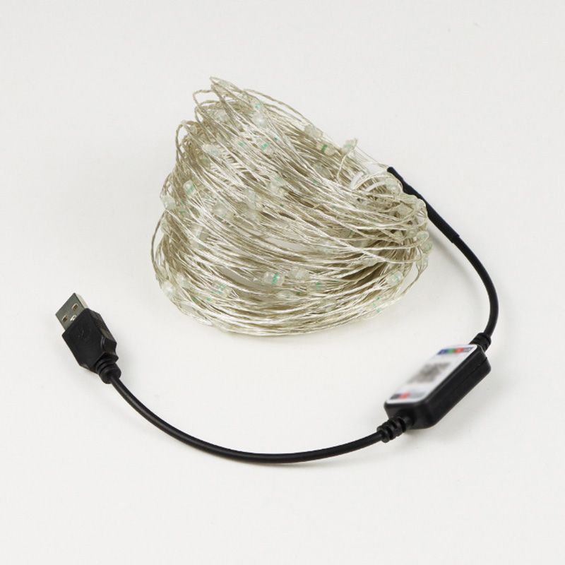 Bluetooth Starry Fairy String Light Art Decor Plastic Clear RGB LED Christmas Lamp