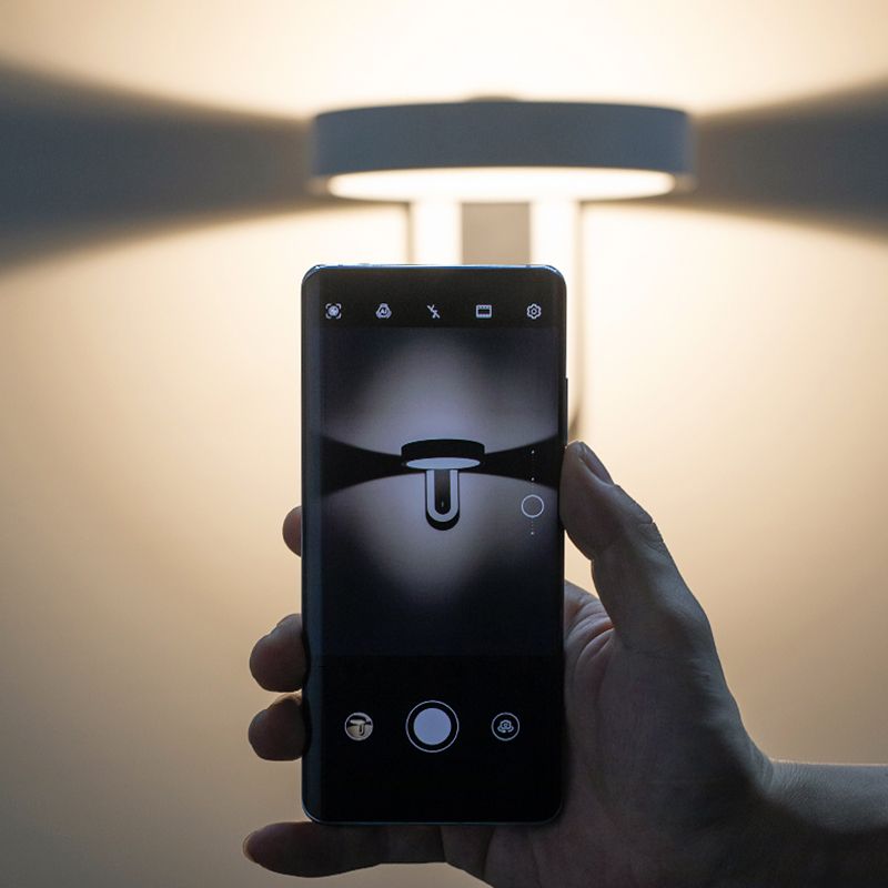 Minimalisme rotatif lampe murale à LED cylindrique