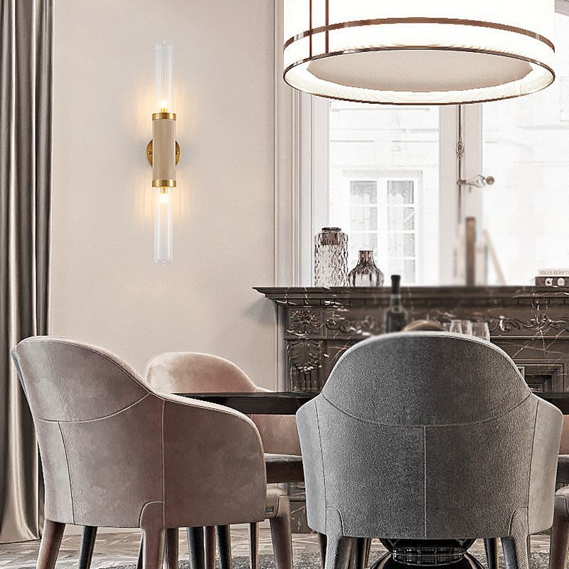 Glass Wall Lamp Industrial Wall Mounted Lighting for Living Room