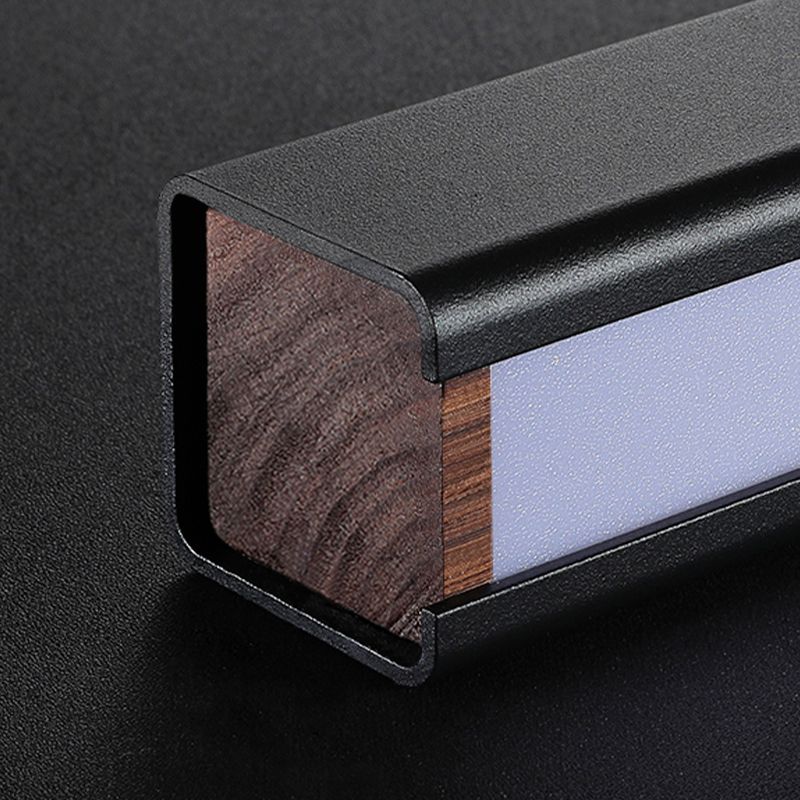 Moderne stijl eenvoudige hangende lamp led rechthoek hanglamp voor eetkamer