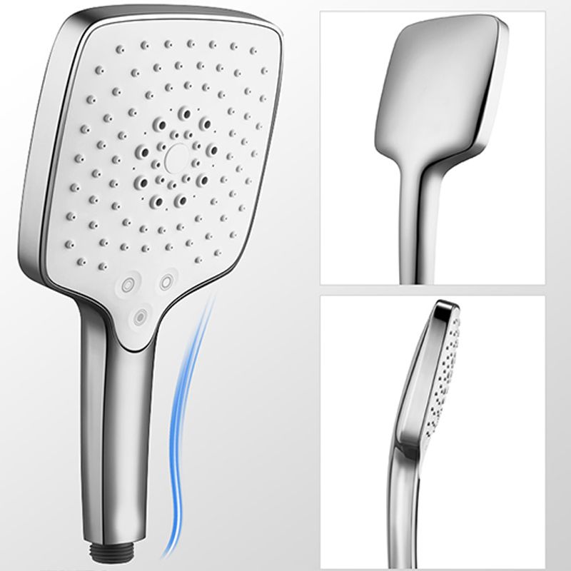 Round Self-Cleaning Hand Shower Adjustable Spray Pattern Wall-Mount Hand Shower
