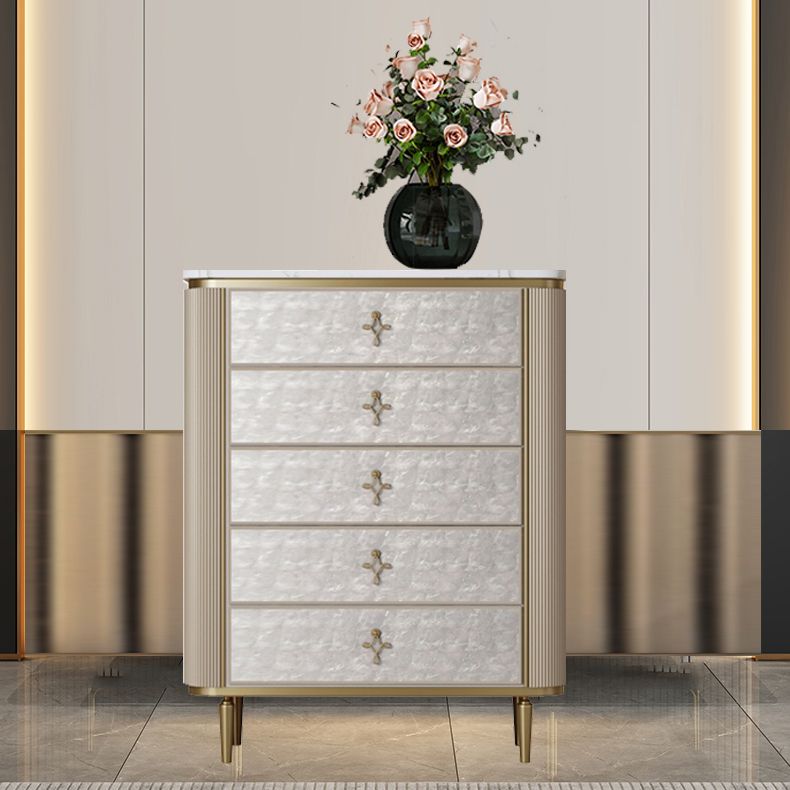 Modern Storage Chest Gold Storage Chest Dresser with Drawers