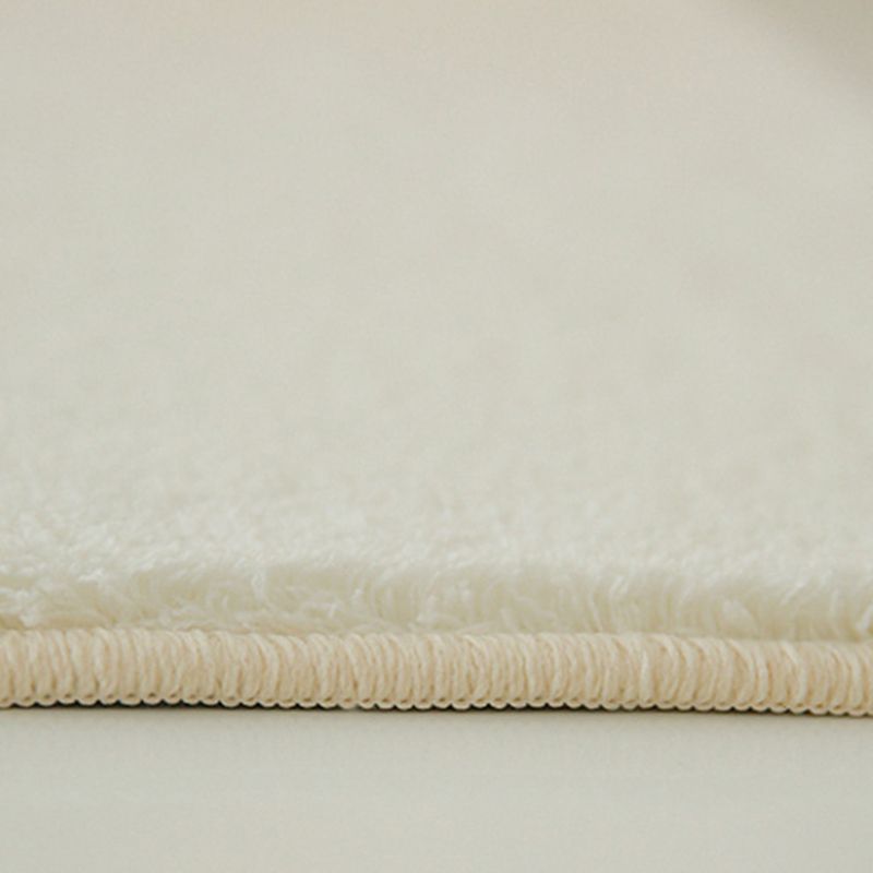 Beige Modern Carpet Polyester Color Lump Area Carpet Washable Carpet for Drawing Room