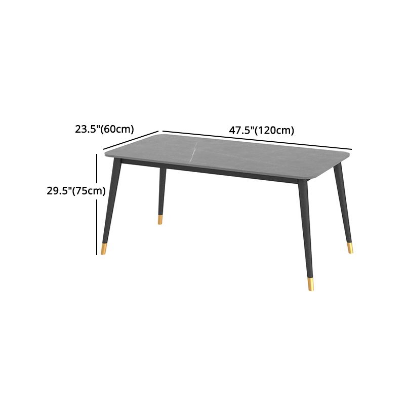 Nordic Style 1/5/7 Pieces Dining Set with Gray Top Kitchen Table Set for Dining Room