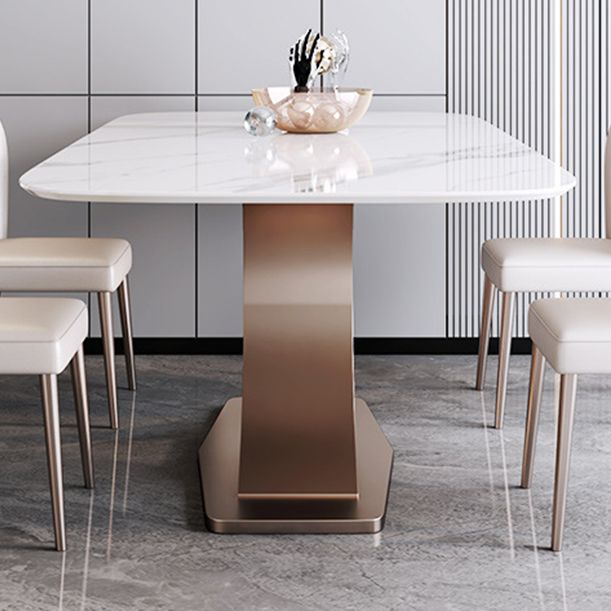 Contemporary 1/4/5/6 Pieces Dining Set Sintered Stone Dining Room Set