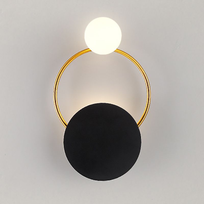 Wohnzimmer Wandleuchte postmoderne Metallglas 2 Kopfleuchte Leuchte montierte Leuchte