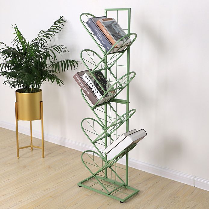 Modern Style Shelf Bookcase Metal Etagere Bookshelf with Shelves