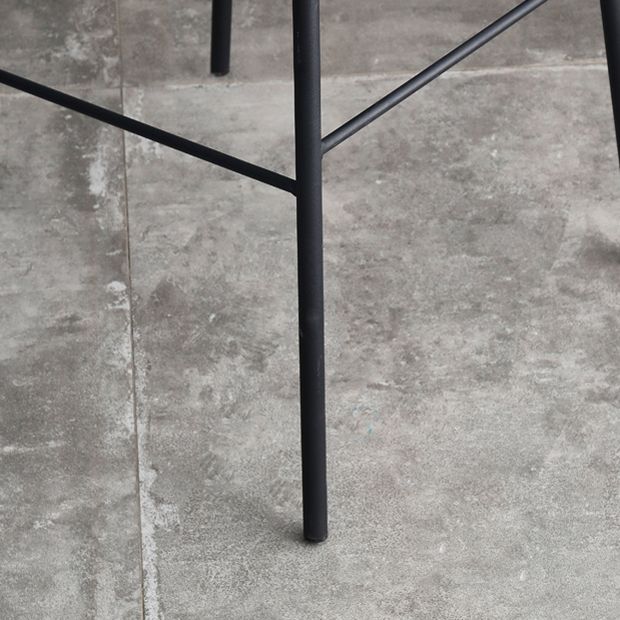 Contemporary Style Bar Stool PU Leather Counter Bar Stool with Metal Legs