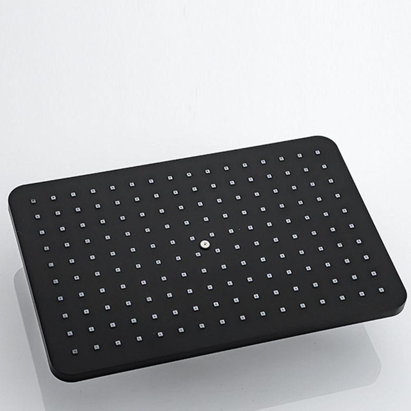 Modern Pressure Balanced Diverter Valve Shower Faucet Square Shower System on Wall