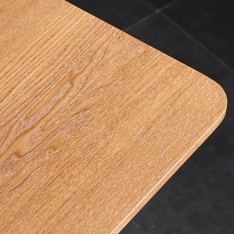 Modern Living Room Rectangle Wooden Trestle Bar Dining Table