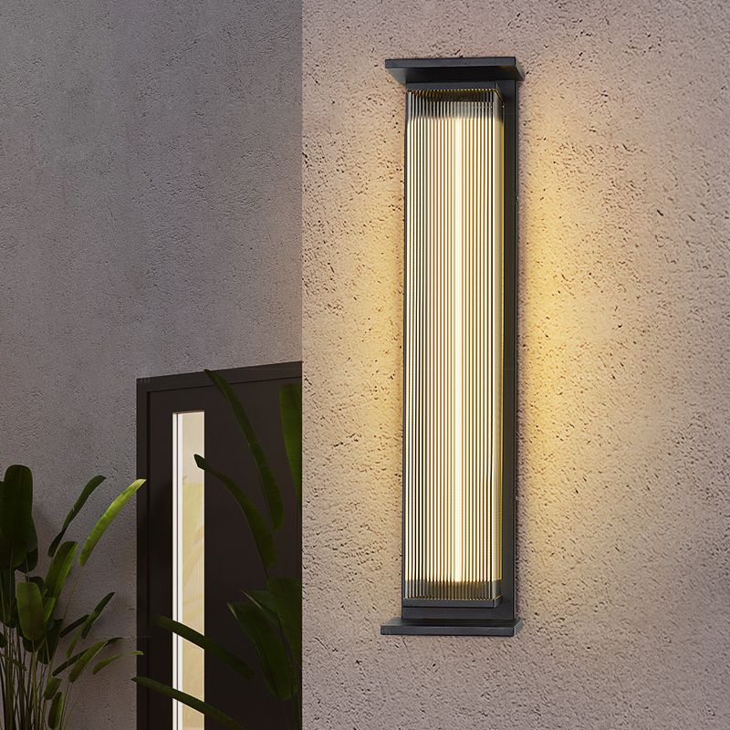 Waterproof Wall Lamp Modern LED Wall Mount Lamp with Acrylic Shade for Garden