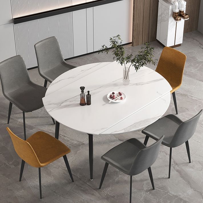Modern 1/4/5/7 Pieces Dining Set Sintered Stone Top Dining Furniture