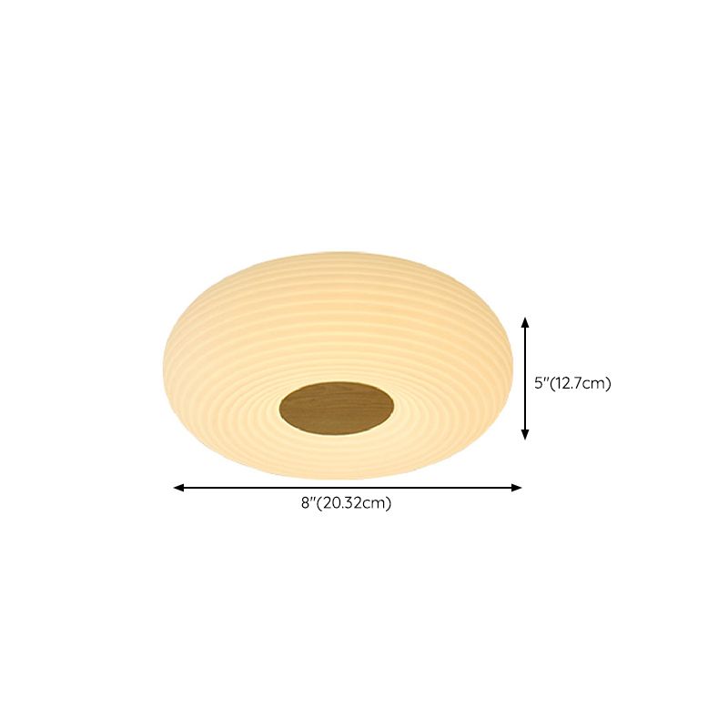 Drum Shape Flush Ceiling Light Modern Flush Mount Ceiling Fixture for Bedroom