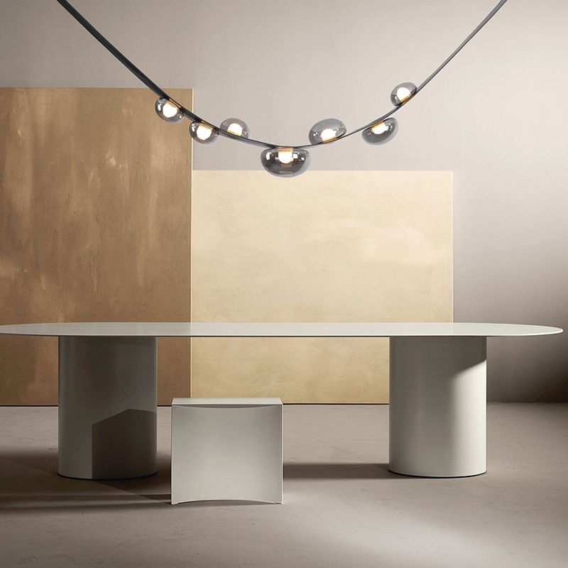 Modern Pendant Lighting Fixtures Glass 7 Lights Island Light Fixture