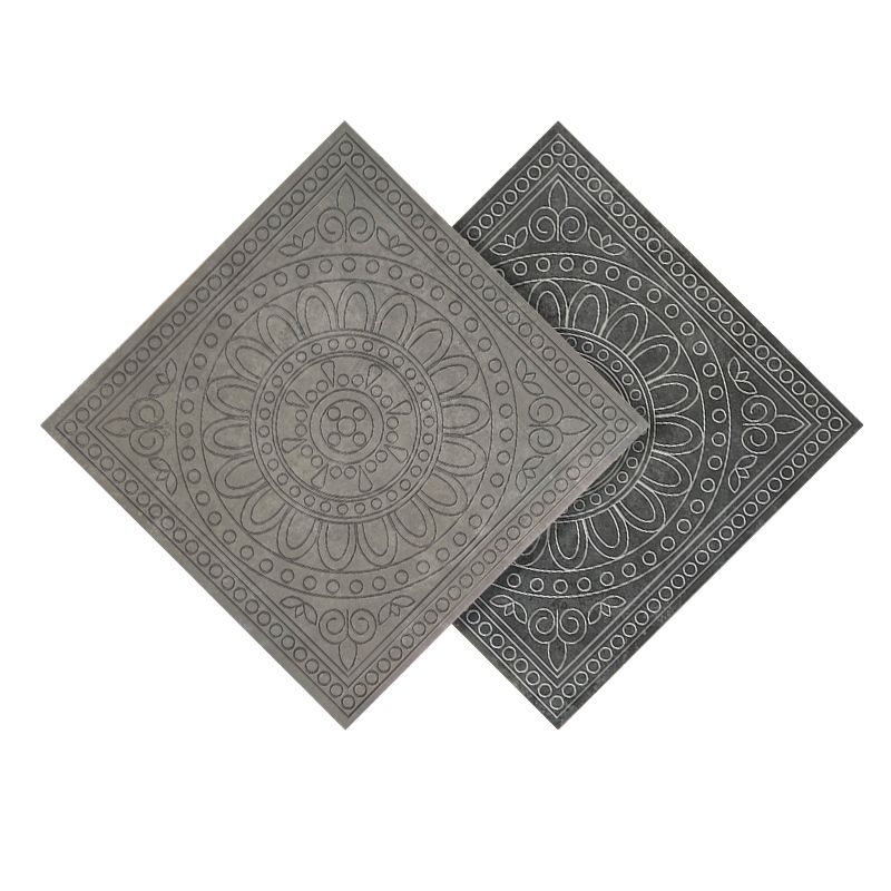 Piastrella per pavimenti per esterni in stile moderno Piastrella per pavimenti vintage con bordo dritto quadrato