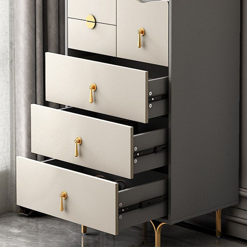 15.6-inch Width Glam Dresser Manufactured Wood Storage Chest