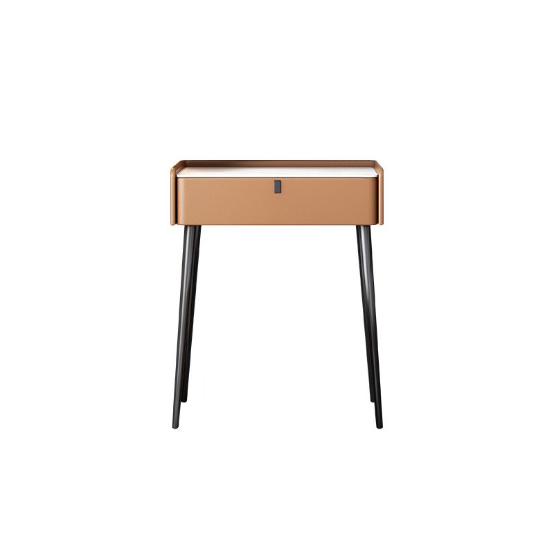 1/3 Drawers, 23.62"/27.56" Wide Vanity Set with Stool and Mirror,Brown