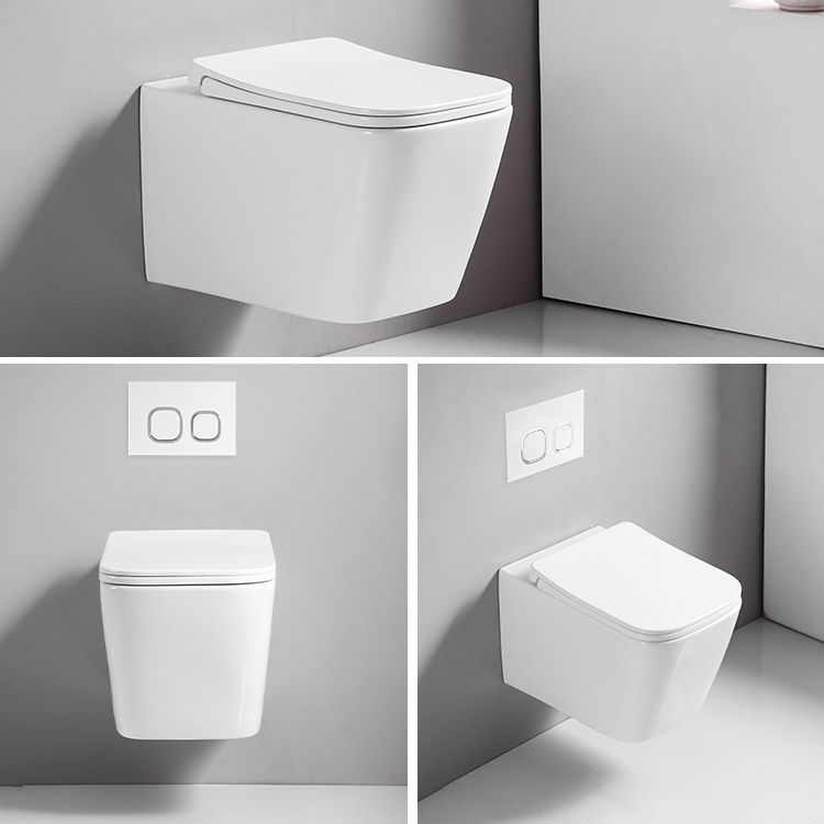 Wall Mount Flush Toilet Single Flush Modern One-Piece Toilet Urine Toilet