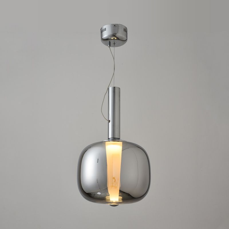 Glazen slanke nekfleshangingslamp Minimalistisch 1 kop hanglampje kit