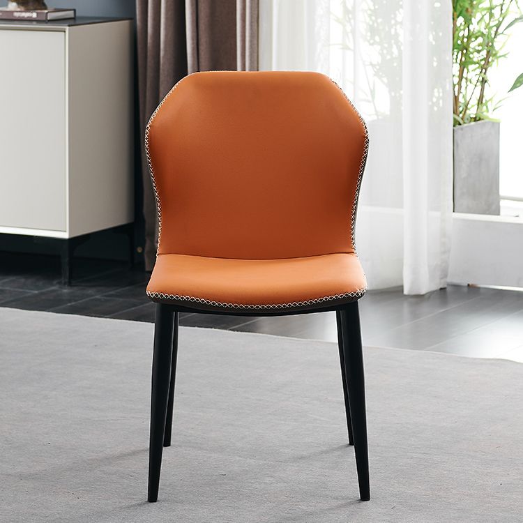 Metal moderno que cena la silla sin brazos del lado del Wingback de la silla para el uso del restaurante