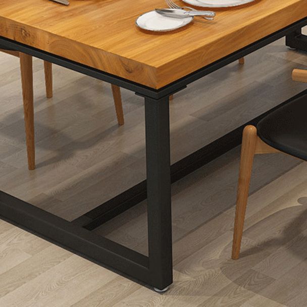 Modern 1/5 Pieces Dining Set Rectangle Pine Wood Dining Table for Kitchen Dining Room