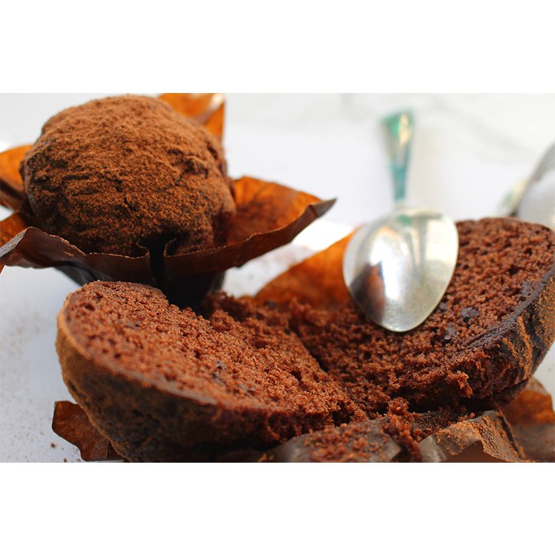 Delicious Muffins Mural Modern Dessert Shop Wall Covering Water Resistant, Custom-Made