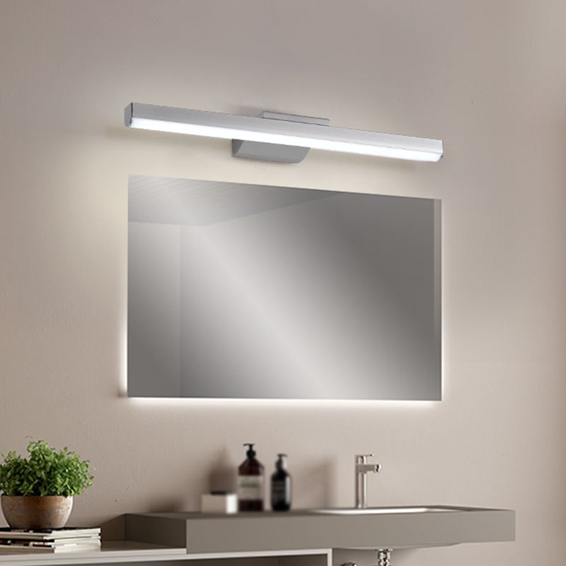 Lumières murales de vanité linéaire de style moderne Métal 1 Lights Mirror Vanity Lights
