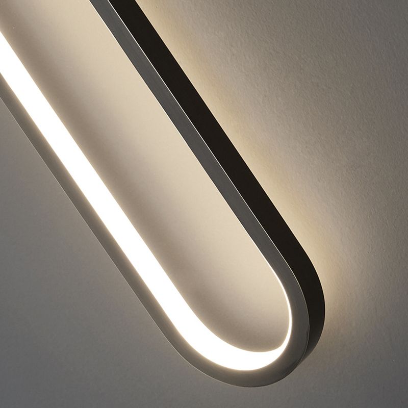 Contemporary Wall Sconce Copper LED Sconce Light Fixture for Bedroom