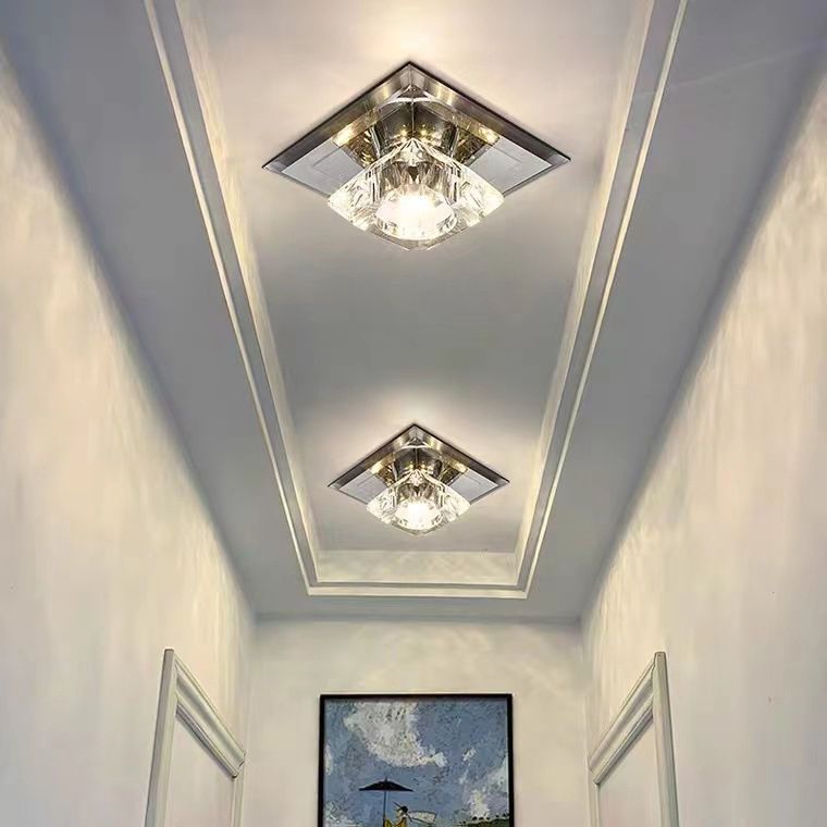 Geometric Flush Mount Light Close to Ceiling Lighting Fixture Modern Flush Mount Ceiling Light