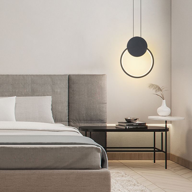 LED PROSIBLE ARRIMME ALIMENTATION DU SOILLE CHAMBRE PENDANT MODERNE SIMPLE